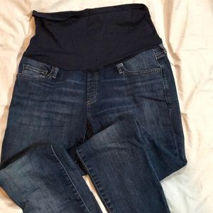 Gap full panel skinny maternity jeans size 10